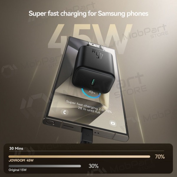 Nabíječka Joyroom JR-TCG13 45W GaN USB-C černá