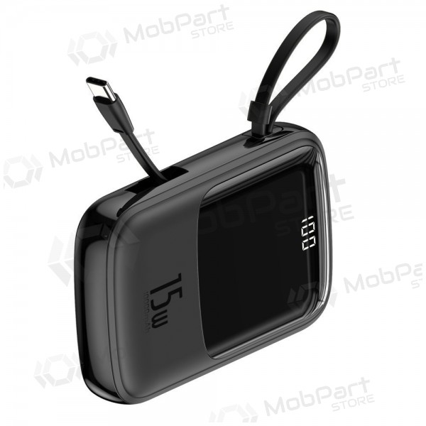 Externí baterie Power Bank Baseus Q Pow With Type-C Cable 10000mAh černá PPQD-A01