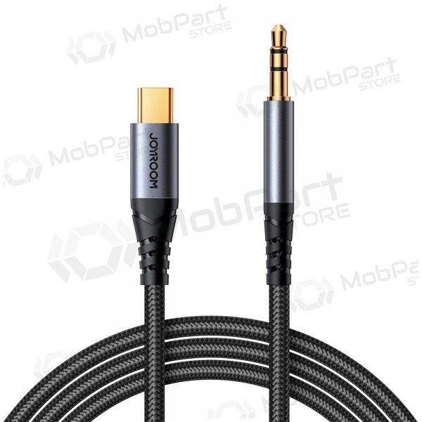 Audio kabel Joyroom SY-A07 USB-C to 3,5mm 1.2m černá
