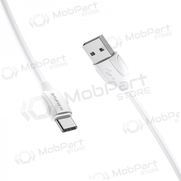 USB kabel Borofone BX19 USB-A to USB-C 1.0m bílý