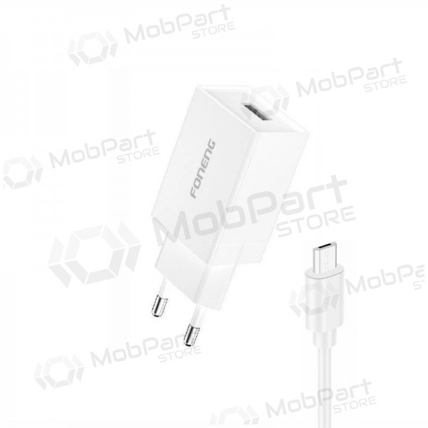 Telefonní nabíječka Foneng K210 10 W USB-A MicroUSB bílá