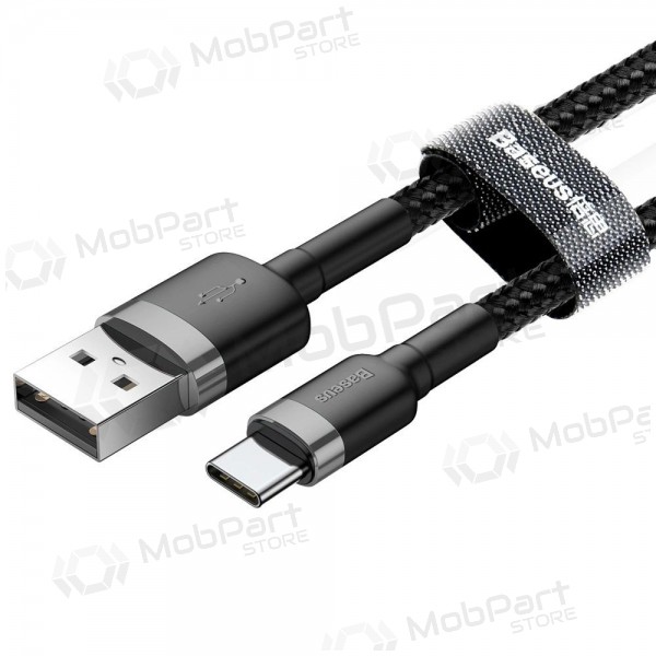 USB kabel Baseus Cafule USB-C 2,0m 2,0A (šedo-černý) CATKLF-CG1