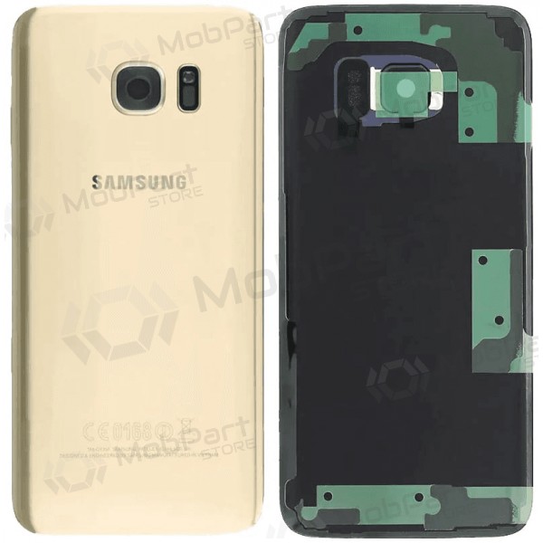 Zadní kryt Samsung Galaxy S7 Edge (platinová zlatá) (originální)