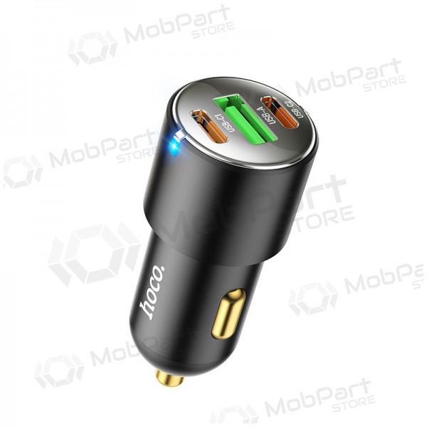 Nabíječka do auta Hoco NZ6 45 W PD 2x USB-C + USB-A černá