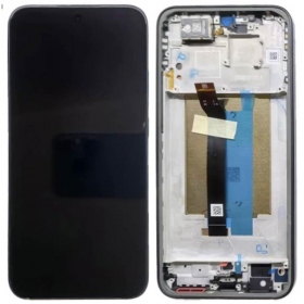 Displej pro Xiaomi Redmi Note 15 Pro 5G (černý) (s rámečkem) (originální)