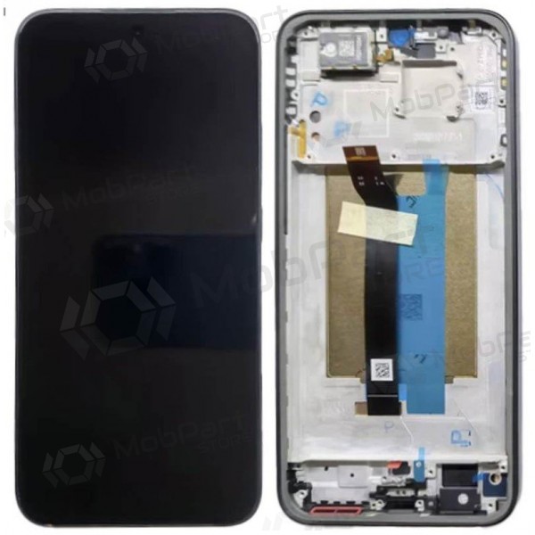 Displej pro Xiaomi Redmi Note 15 Pro 5G (černý) (s rámečkem) (originální)