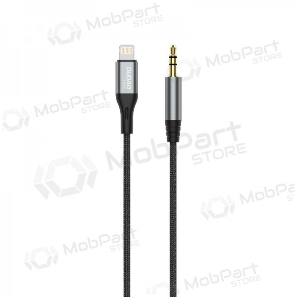 Audio kabel Dudao L11Pro Lightning na 3,5 mm 1 m černý