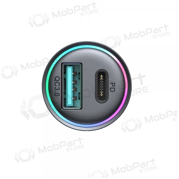 Nabíječka automobilinis Joyroom JR-CCN04 USB-C/USB-A 60W černá