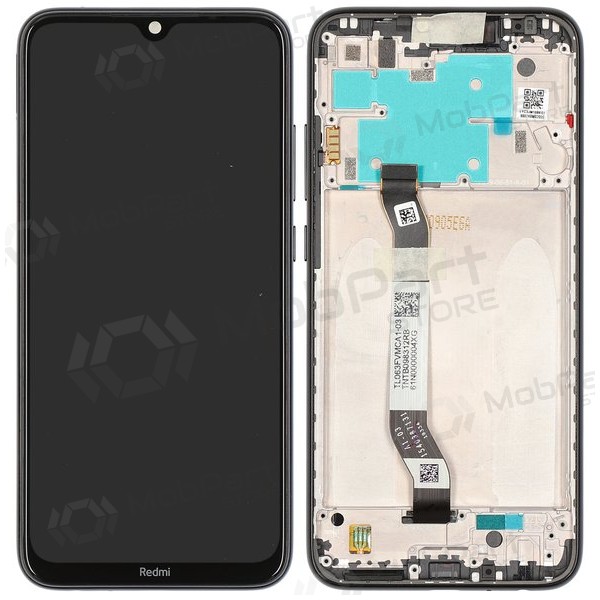 Displej Xiaomi Redmi Note 8 / Note 8 2021 (černý) (s rámečkem) (Premium)