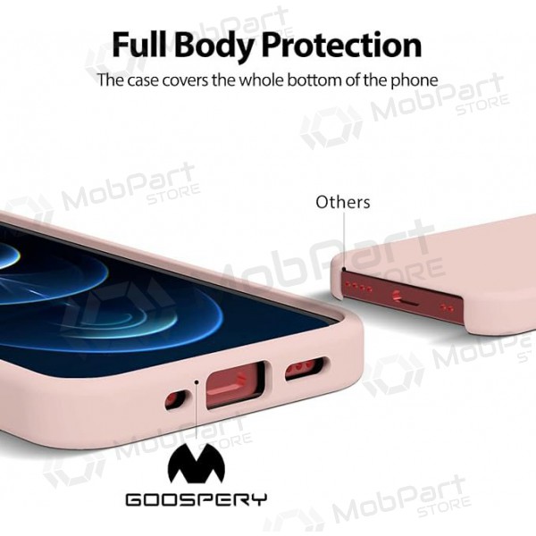 Obal Apple iPhone 11 Pro Mercury - Silicone Case (růžový písek)