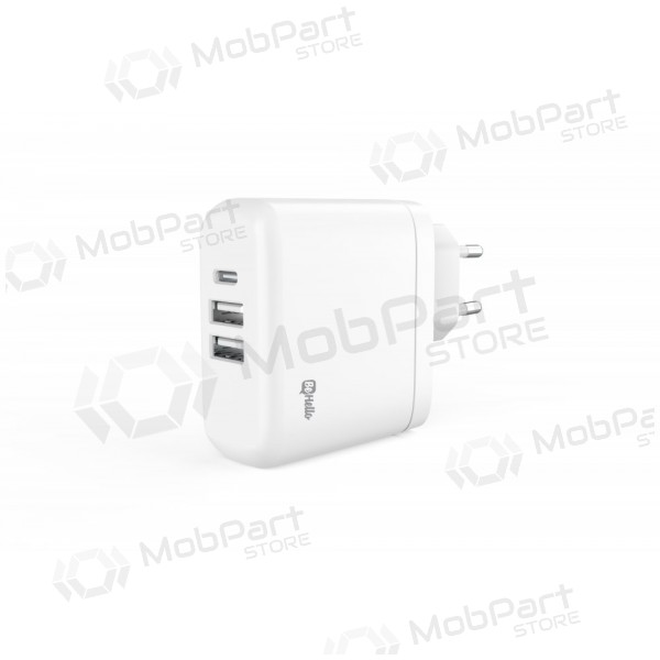 Nabíječka BeHello USB-C 45W PD + 2 USB (bílý)