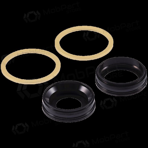 Apple iPhone 11 sklo kamery (2ks) (žlutá) (s rámem)