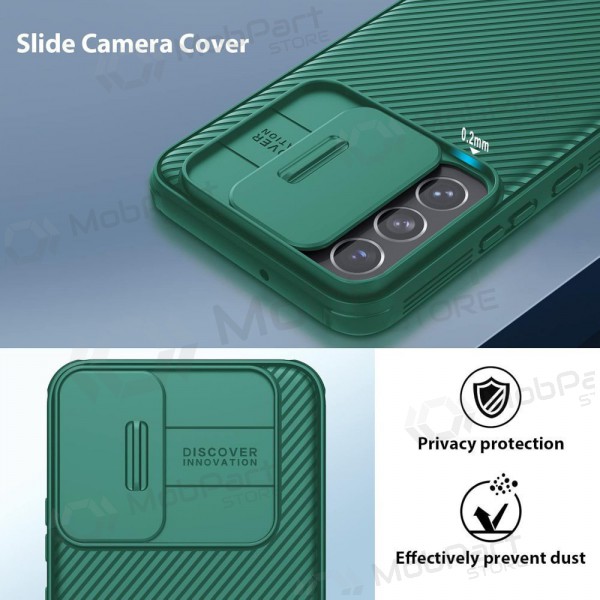 Samsung Galaxy S24 obal „Nillkin CamShield Pro“ (zelený)