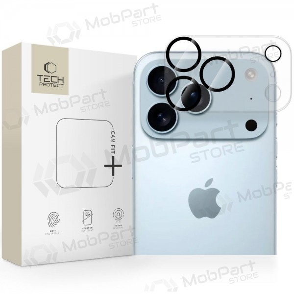 Apple iPhone 17 Pro Max ochranné tvrzené sklo na fotoaparát - Tech-Protect Cam Fit+ (průhledné)
