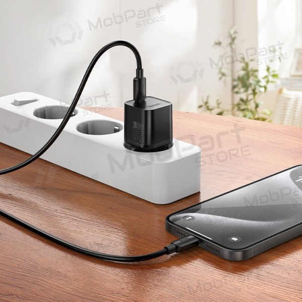 Nabíječka telefonu Hoco N66 35 W GaN USB-C bílá