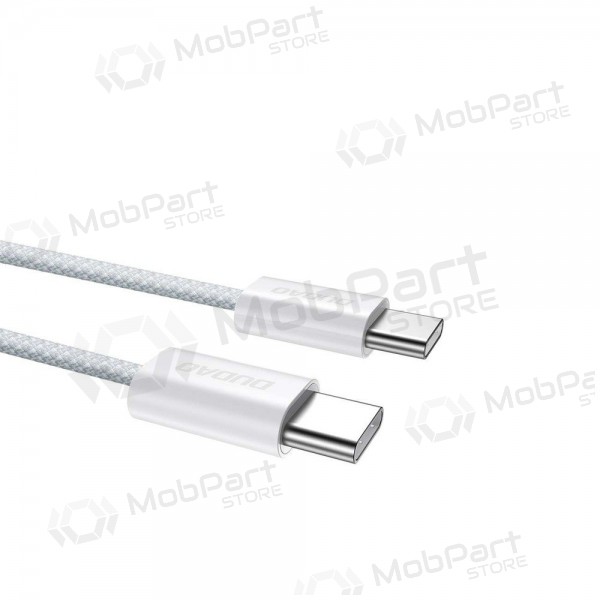 USB-C kabel Dudao L6C USB-C na USB-C 2 m 60 W bílý