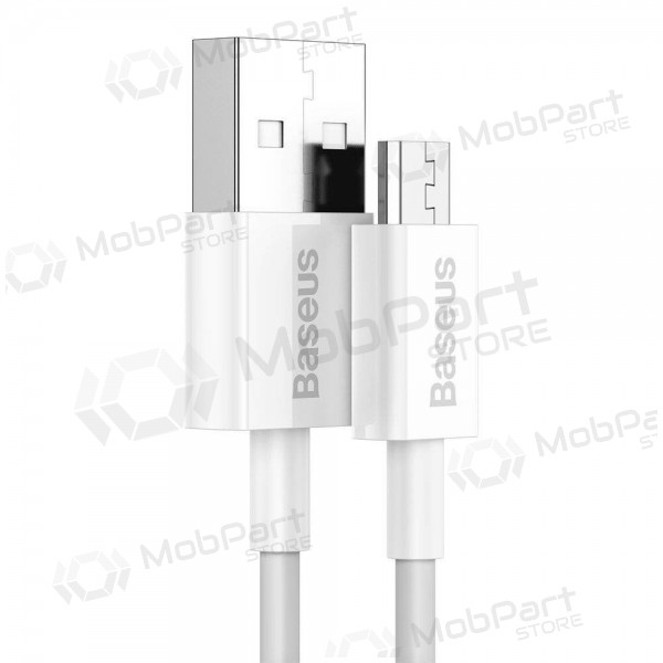 USB kabel Baseus Superior microUSB 2A 2.0m (bílý) CAMYS-A02