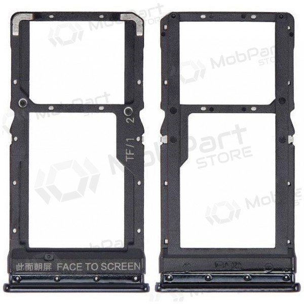Držák SIM karty pro Xiaomi Poco X3, X3 NFC, X3 Pro (černý) (originální)