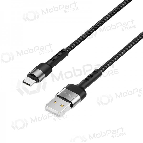 USB kabel Borofone BX34 microUSB 1.0m (černá)