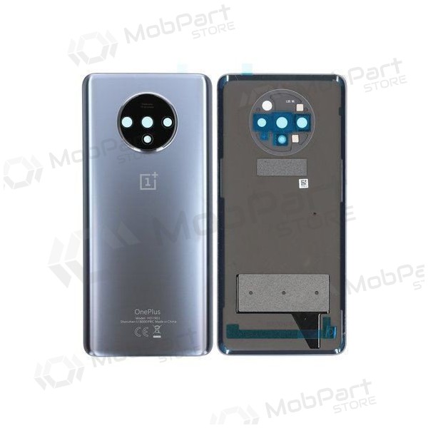OnePlus 7T zadní kryt baterie stříbrný (Frosted Silver) (použitý grade C, originál)