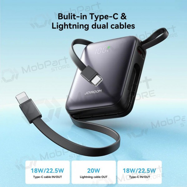 Externí baterie Power Bank Joyroom JR-PBF27 22.5W Mini 10000mAh černá