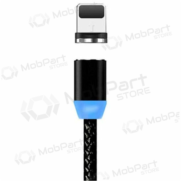 USB kabel Magnetic Lightning 1.0m (černá)