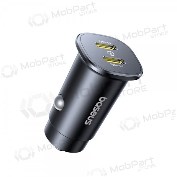 Nabíječka do auta Baseus GoTrip 2xUSB-C 30W černá C00072300123-01