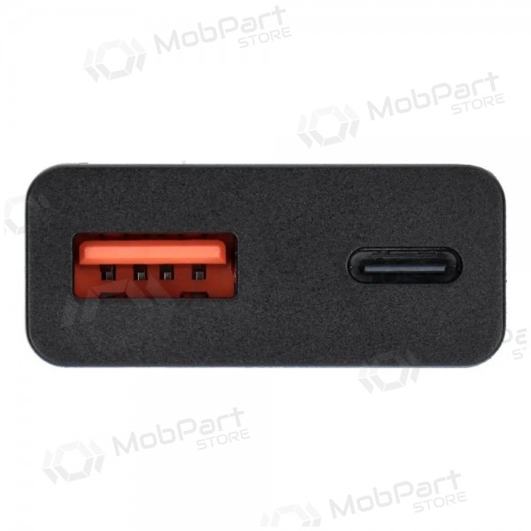 Nabíječka telefonu Blue Star Slim 25 W GaN USB-C + USB-A černá
