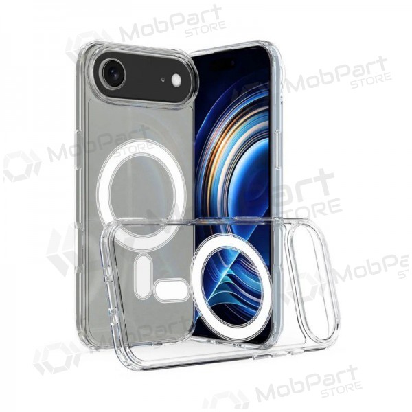 Apple iPhone 17 Air pouzdro „Clear MagSafe Case“ (průhledné)