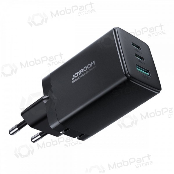 Nabíječka buitinis Joyroom GaN JR-TCG01 2xUSB-C/USB-A 65W + USB-C cable 1.2m černá