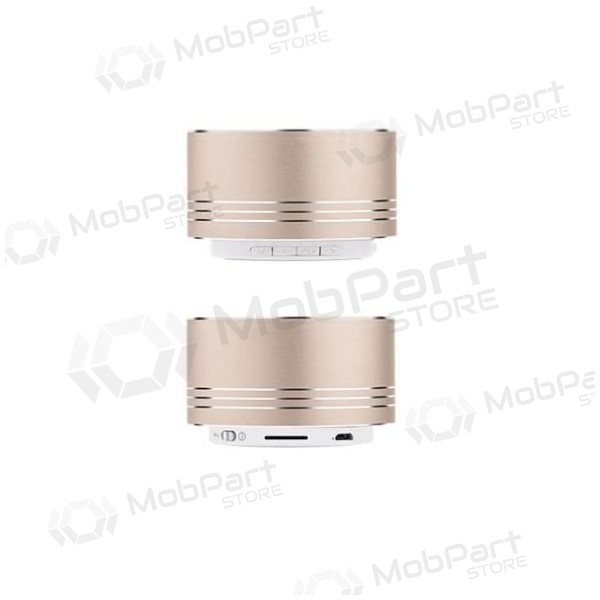 Bluetooth přenosný reproduktor HOCO BS5 (MicroSD, handsfree, AUX,FM) (zlatý)