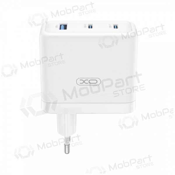 Nabíječka telefonu XO CE35 100 W 2x USB-C + USB-A bílá