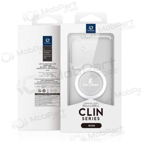 Obal Samsung Galaxy S26 - Dux Ducis Clin Magsafe (průhledný)