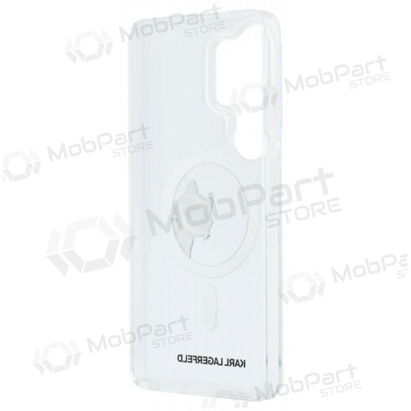 Samsung Galaxy S26 Ultra obal - Karl Lagerfeld IML Choupette Peekaboo Logo Magnetic (průhledný)
