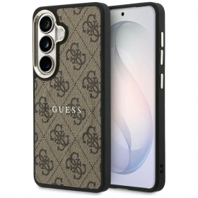 Samsung Galaxy S26 obal - Guess PU Leather 4G Gold Frame Magnetic