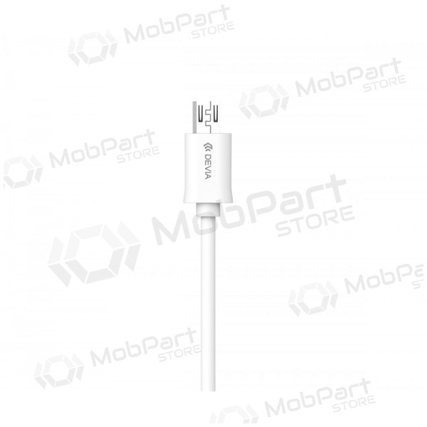 USB kabel Devia Smart microUSB 2.0m (bílý)
