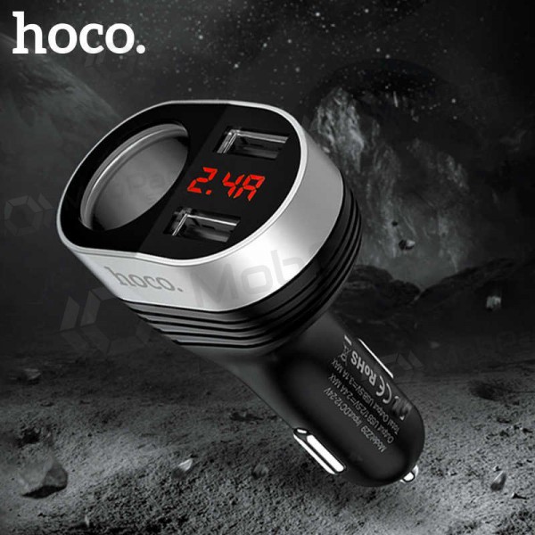 Nabíječka automobilinis Hoco Z29 x 2 USB (3.1A) (černá)