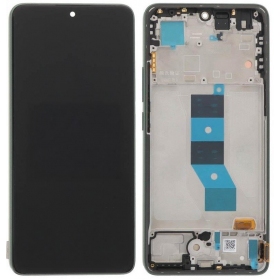 Xiaomi Poco M7 Pro displej (černá) (s rámem) (originál)