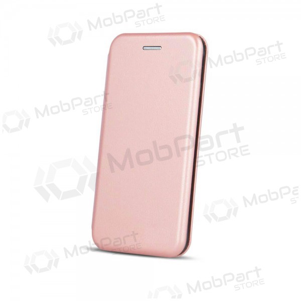 Obal Apple iPhone 11 -Book Elegance- (růžový / zlatý)