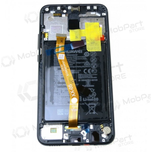 Huawei Mate 20 Lite displej (černá) (s rámem a baterie) (service pack) (originál)