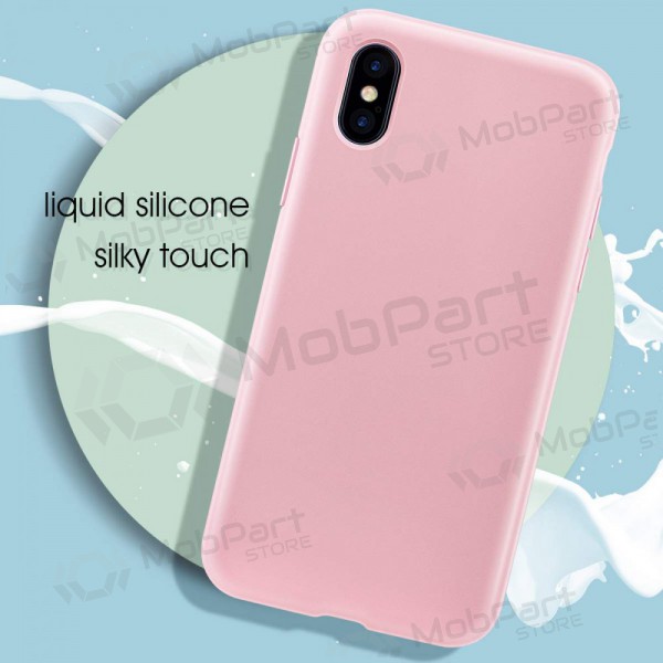 Obal Apple iPhone 11 Pro - Liquid Silicone 2.0mm (růžový)
