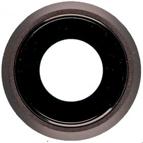 Apple iPhone 8 / SE 2020 sklo kamery (černá) (s rámem)