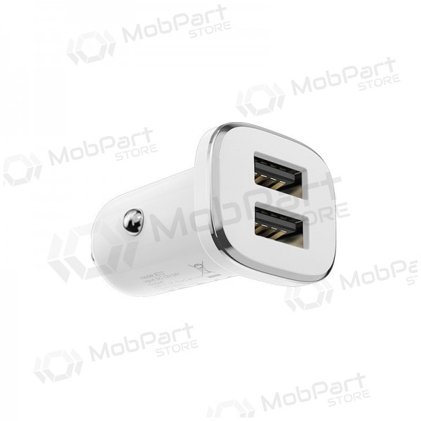 Nabíječka automobilinis Borofone BZ12 x 2 USB (2.4A) (bílý)