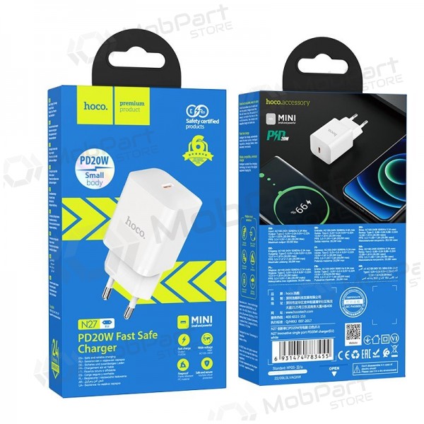Nabíječka buitinis Hoco N27 Innovative PD20W bílý