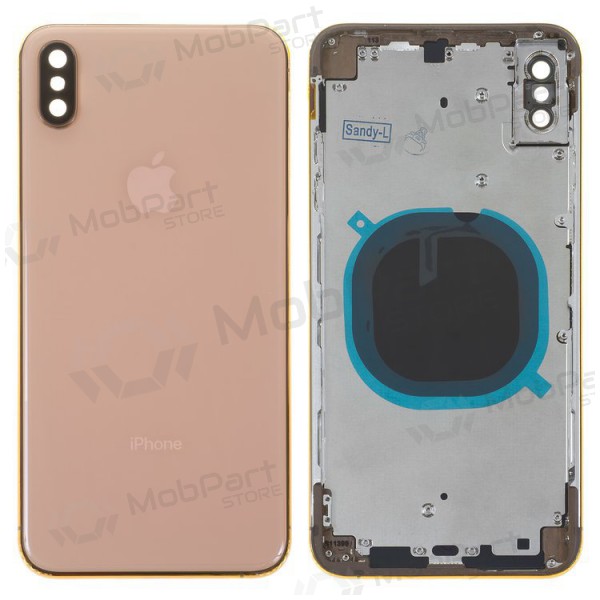 Zadní kryt baterie Apple iPhone XS Max (zlatý) kompletní