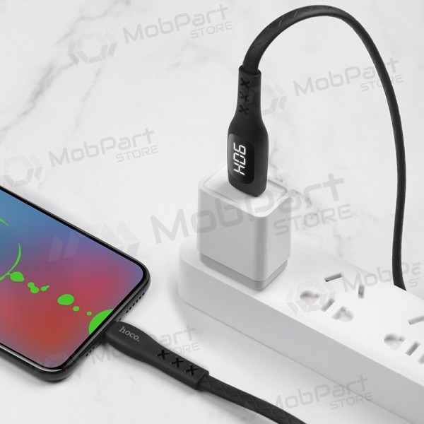 USB kabel HOCO S6 lightning 1.2m černá