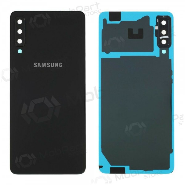 Samsung A750 Galaxy A7 (2018) zadní kryt baterie (černá) (použitý grade A, originál)