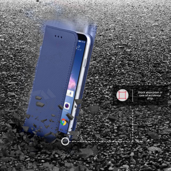 Obal na LG K40S -Smart Magnet- (tmavě modrý)