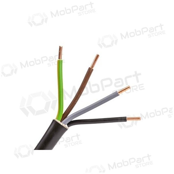 Silový kabel Lietkabelis CYKY 5x2.5 mm² měděný PVC 450/750V 100 m cívka