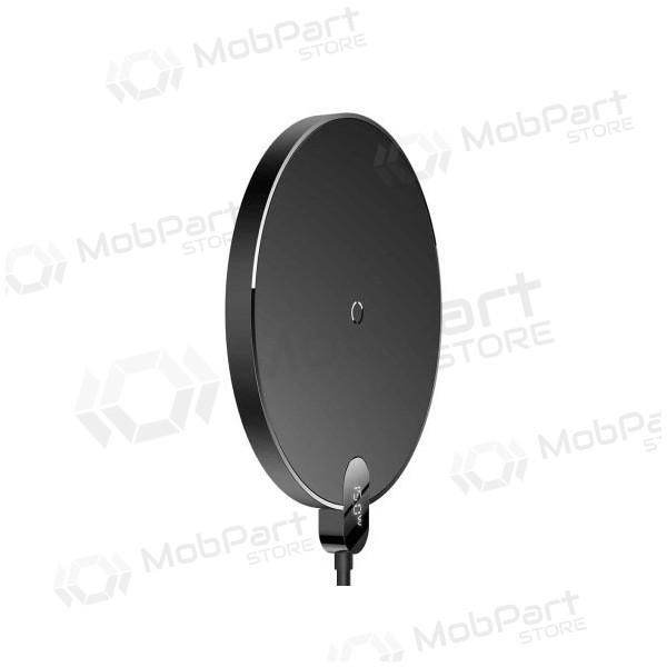 Bezdrátová nabíječka Baseus Digital LED Display Gen2 15W CCED000001 (černá)